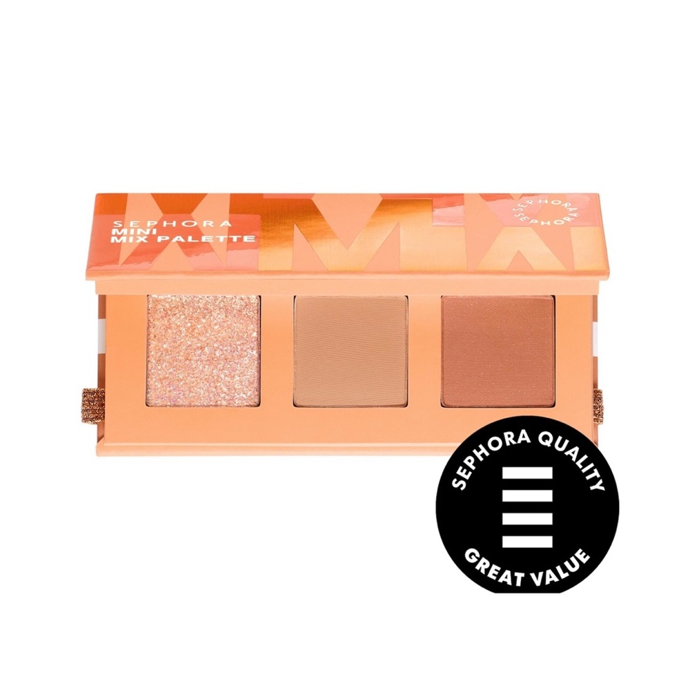 new sephora mini mix eyeshadow palette in peach power new sealed